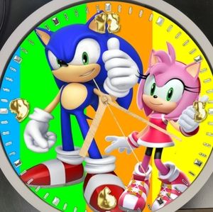 Sonic n girlfriend clock